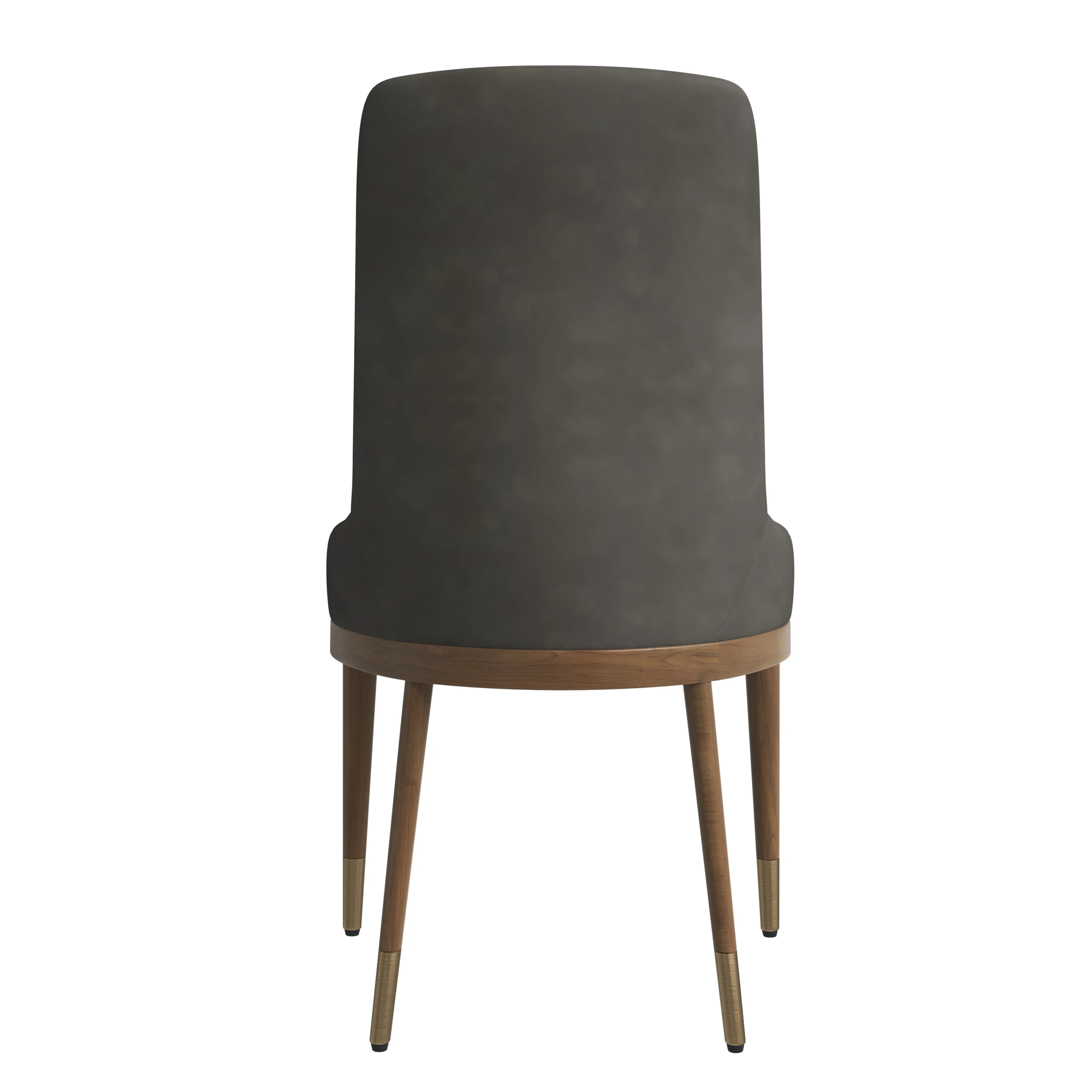 Viva Collection Modern Wooden Dining Chair in Mocha Brown
