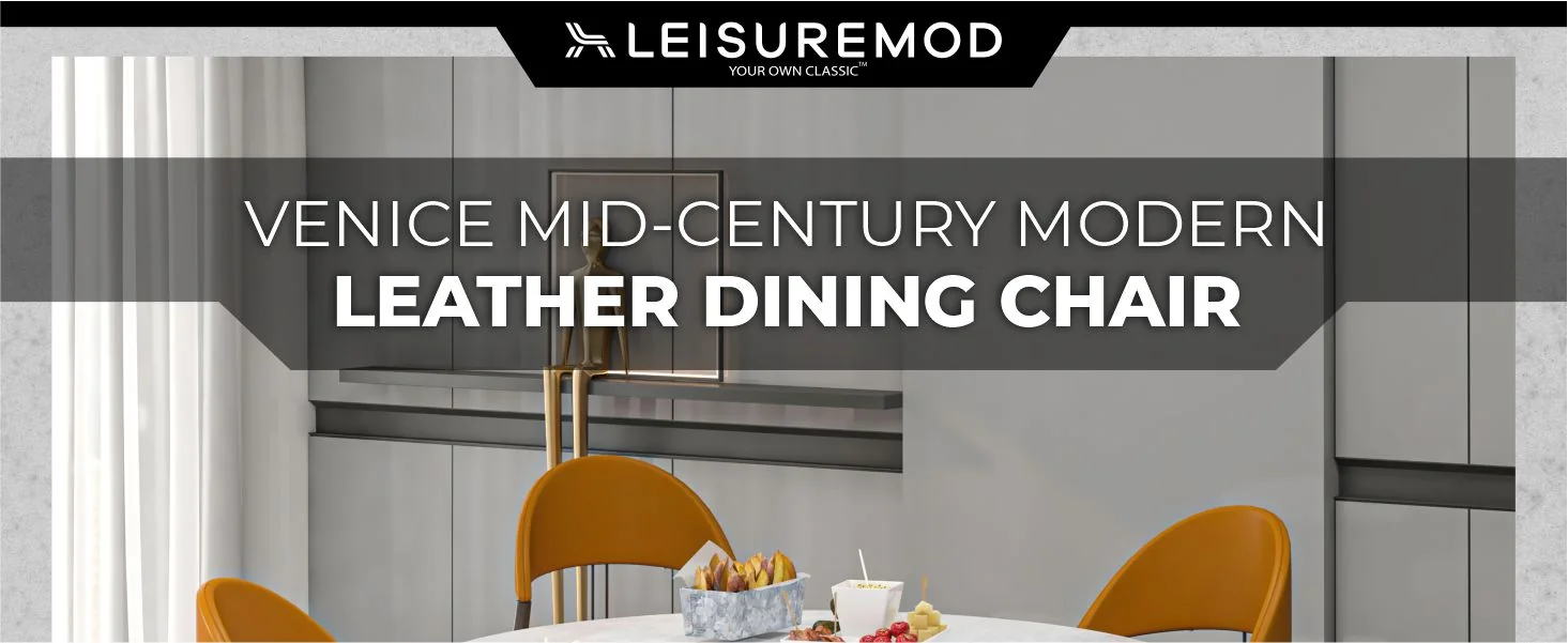 Venice Collection Modern Dining Chair In Light Brown