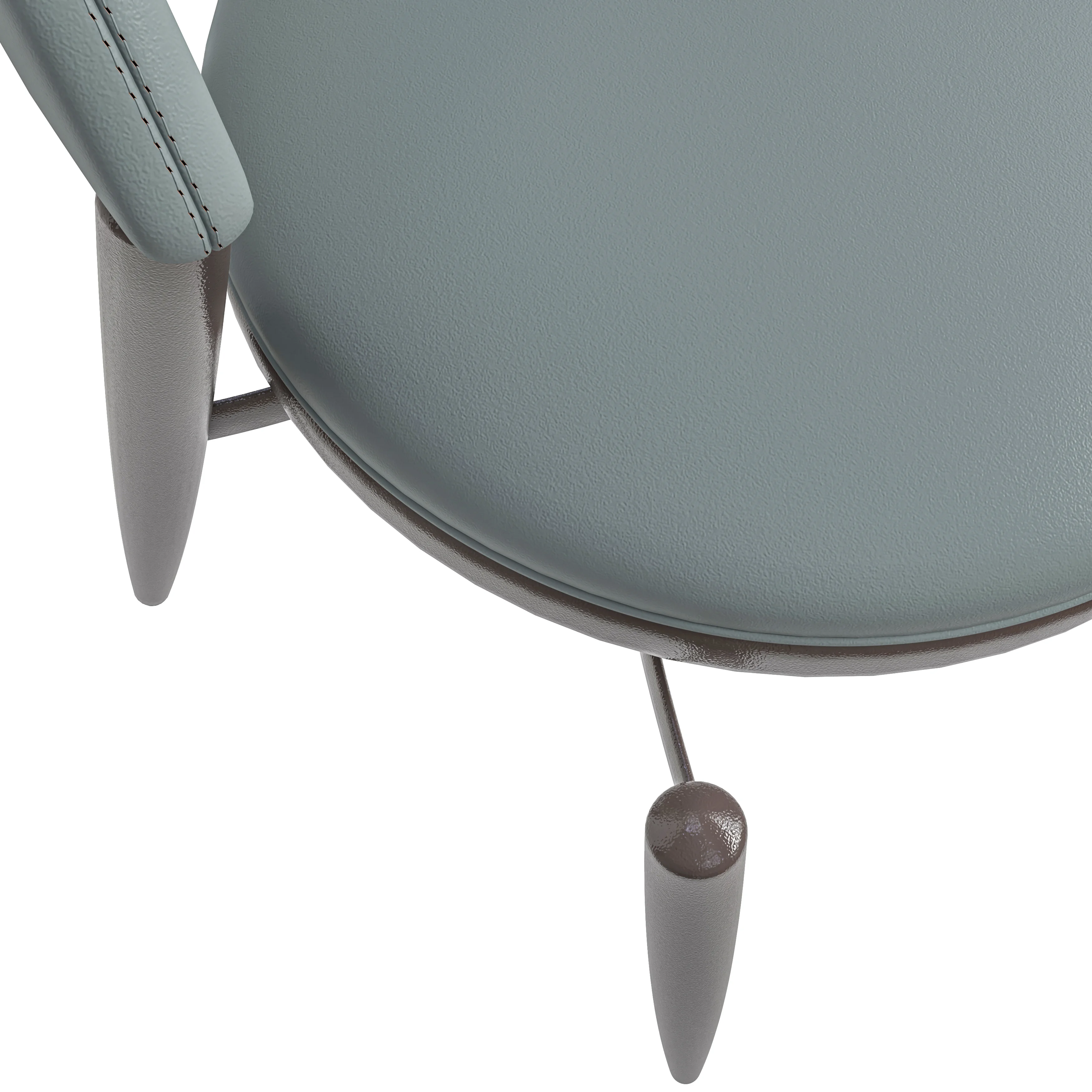 Venice Collection Modern Dining Chair In Black set of 2 in Grey