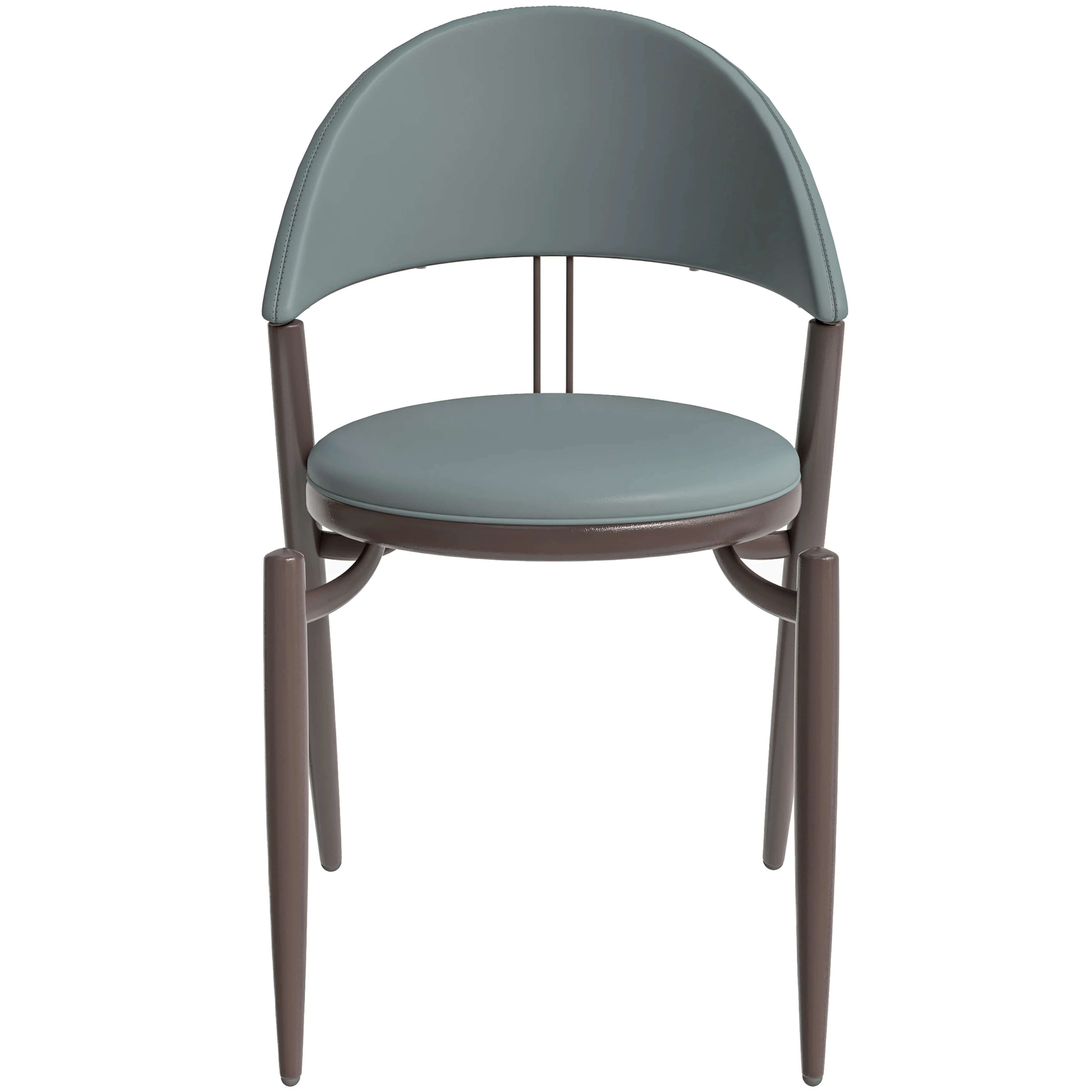 Venice Collection Modern Dining Chair In Black set of 4 in Light Grey