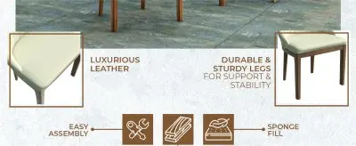 Verisma Collection Modern Wooden Dining Chair in Light Toupe