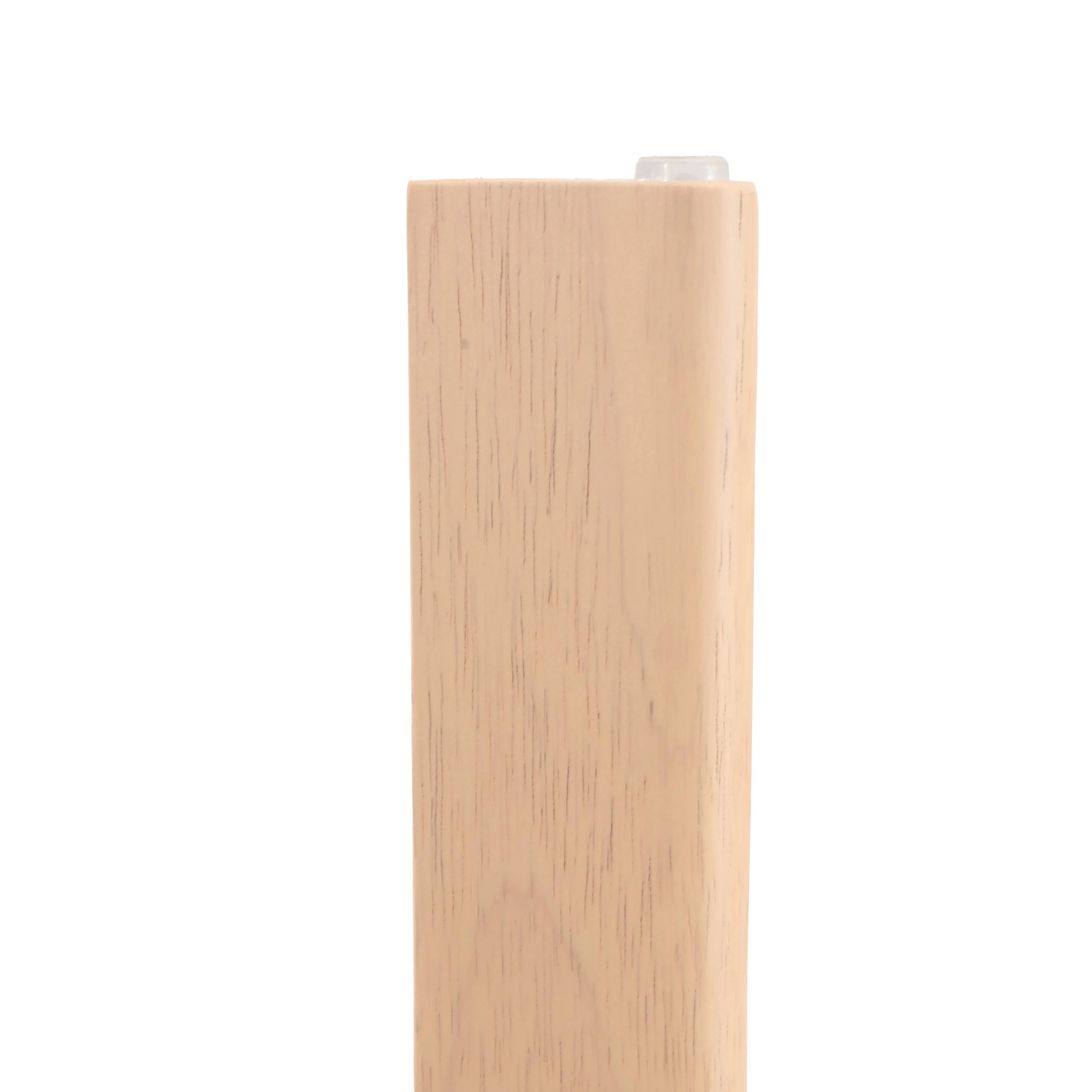 Velo Series Modern Dining Chair in Natrual Wood with White Seat