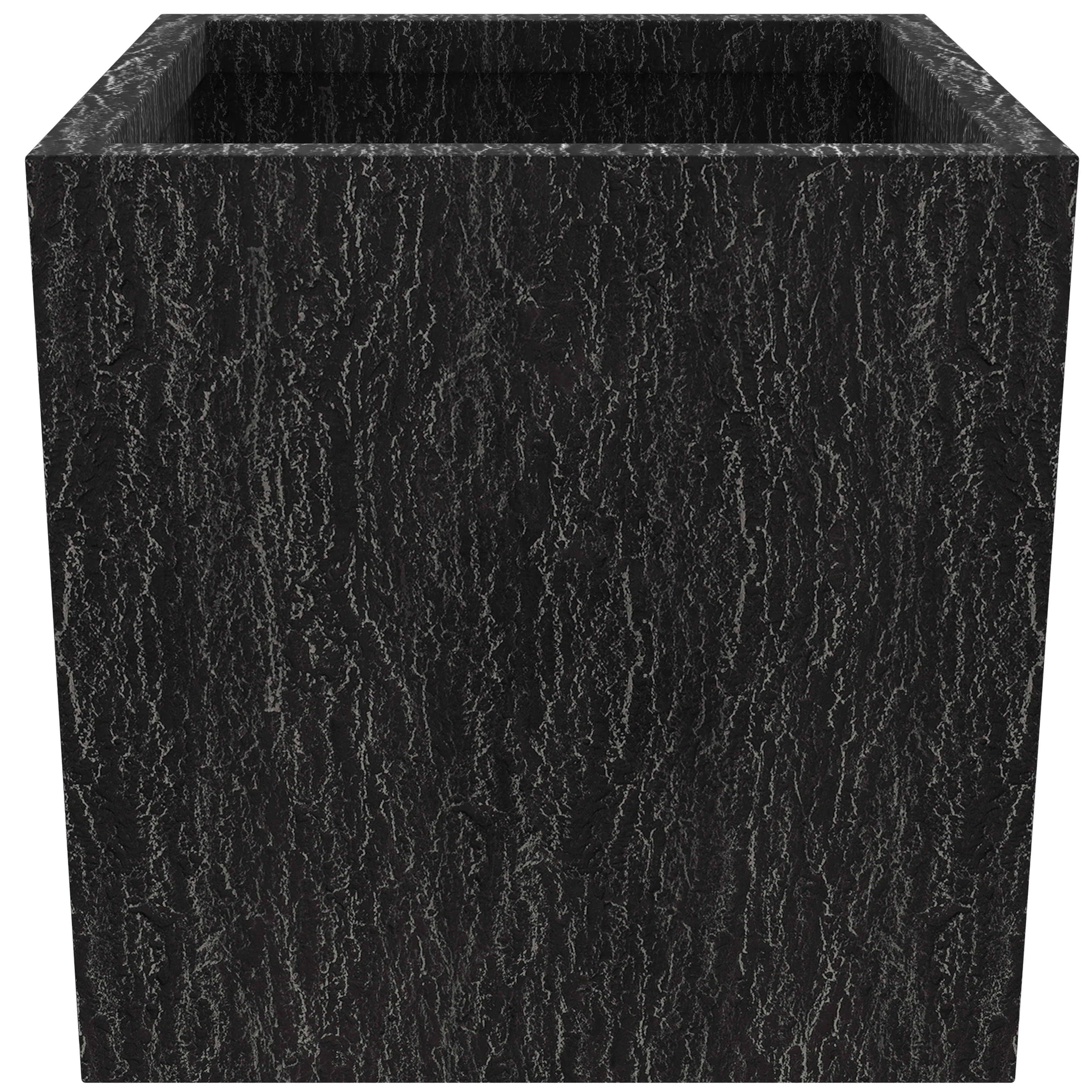 Verdura Series Poly Stone Planter set in Black