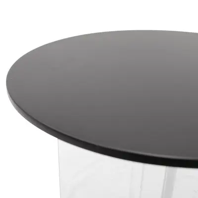 Valore Collection Acrylic Coffee Table With Black Top