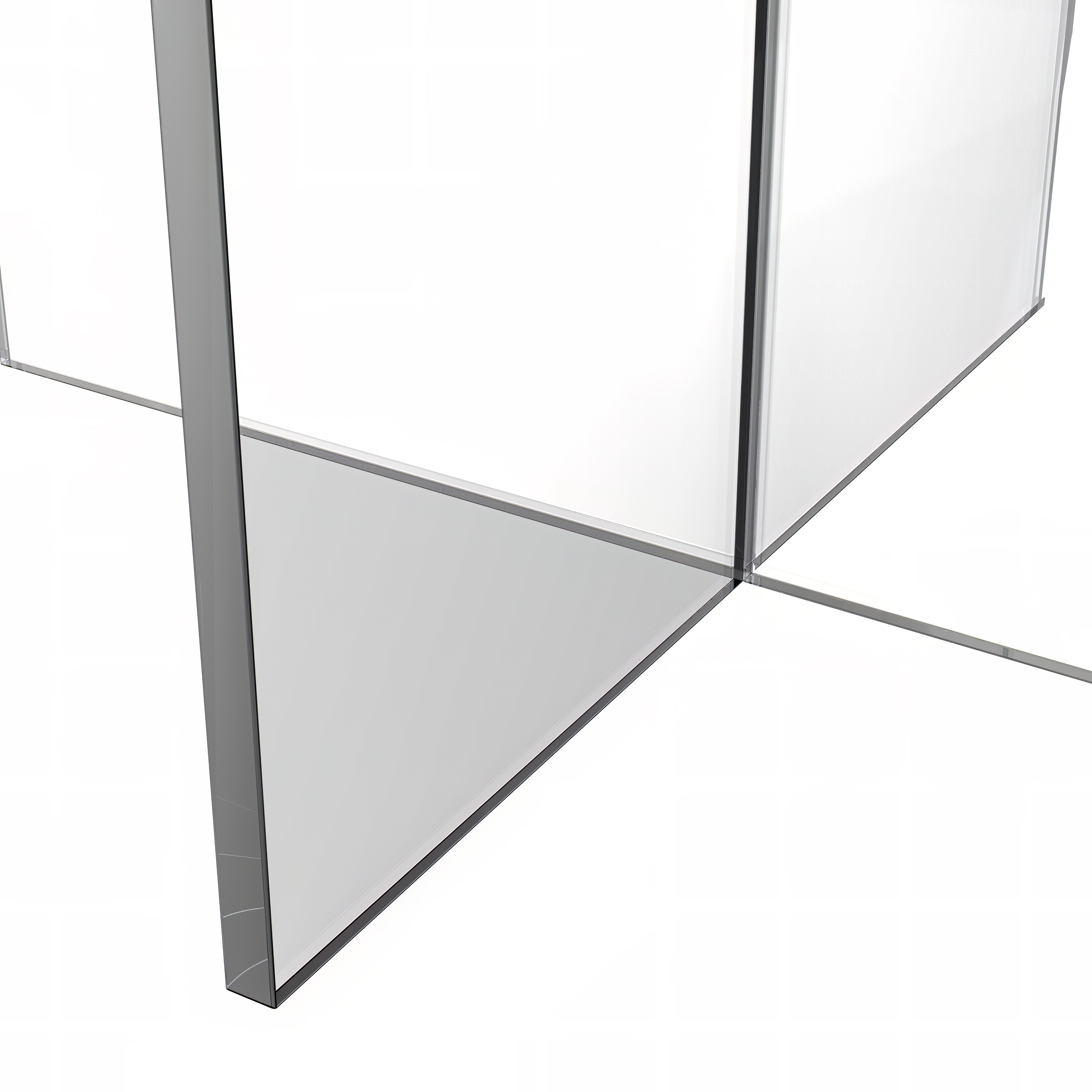 Valore Collection 20" Acrylic Side Table With Walnut Top