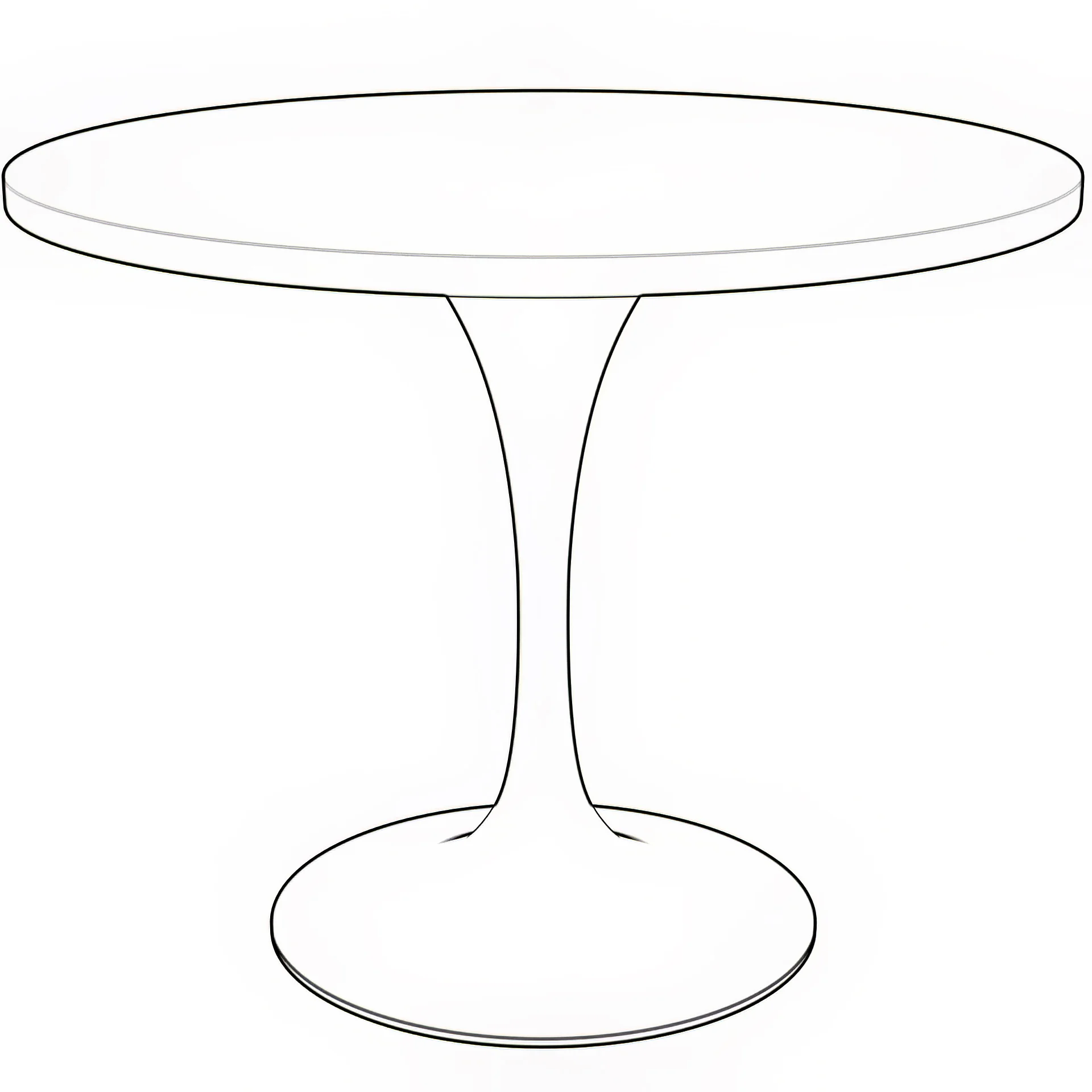 Verve Collection 36" Round Dining Table, Brushed Chrome Base with Cognac Brown MDF Top