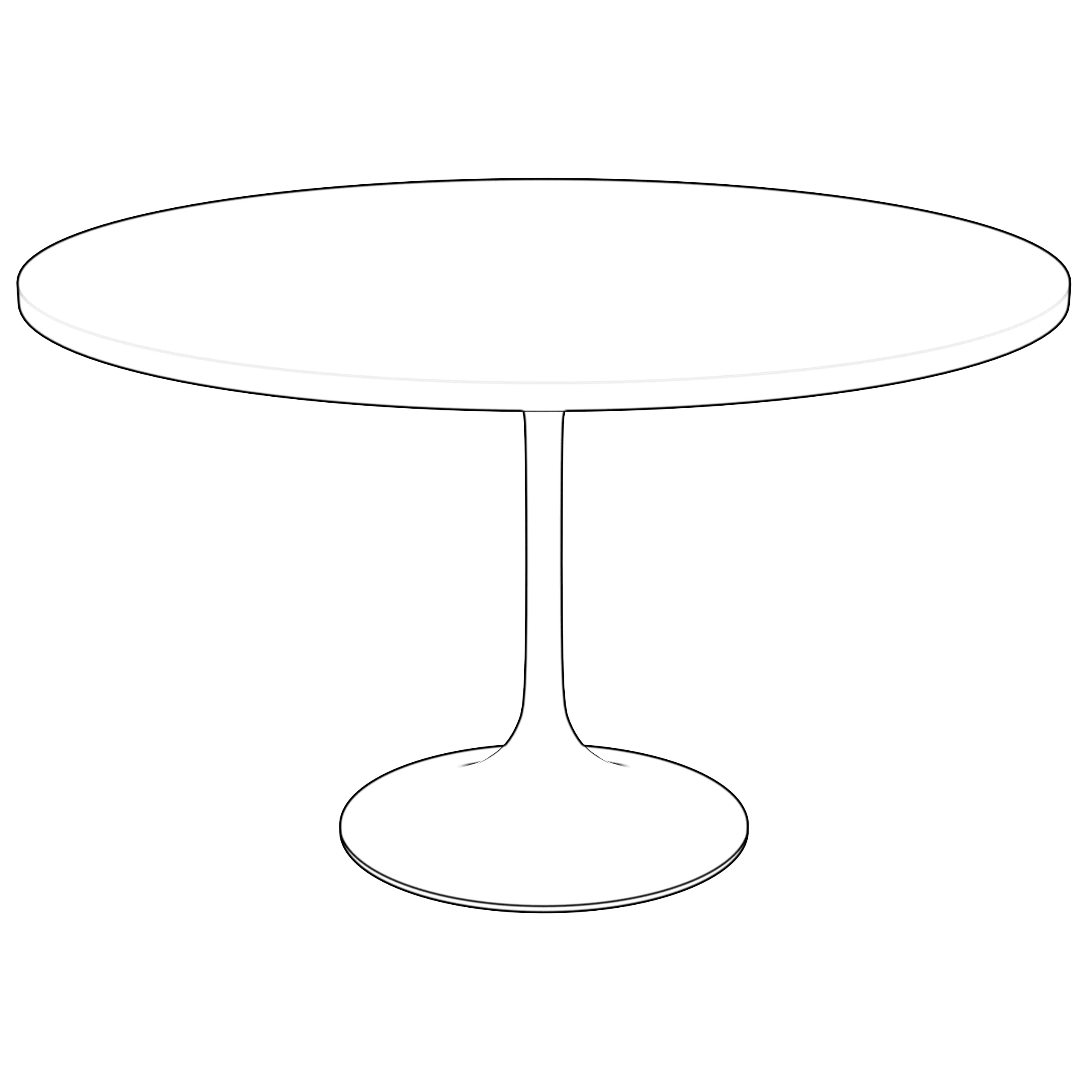 Verve Collection 48" Round Dining Table, Brushed Gold Base with Dark Maple MDF Top