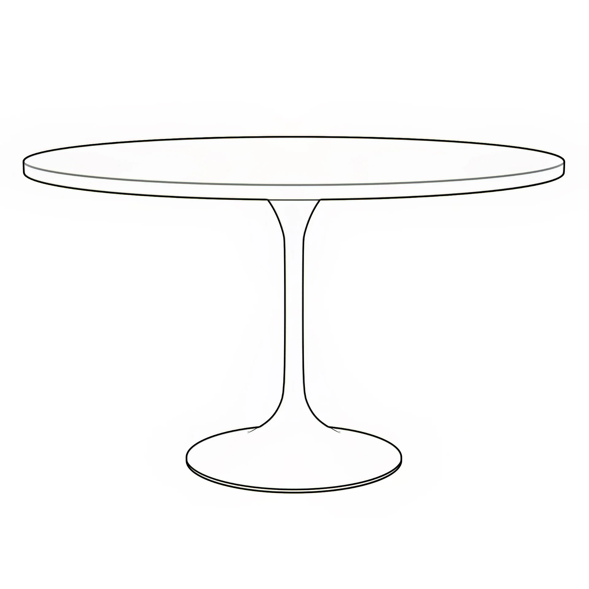 Verve Collection 48 Round Dining Table, Brushed Chrome Base with Laminated White Marbleized Top