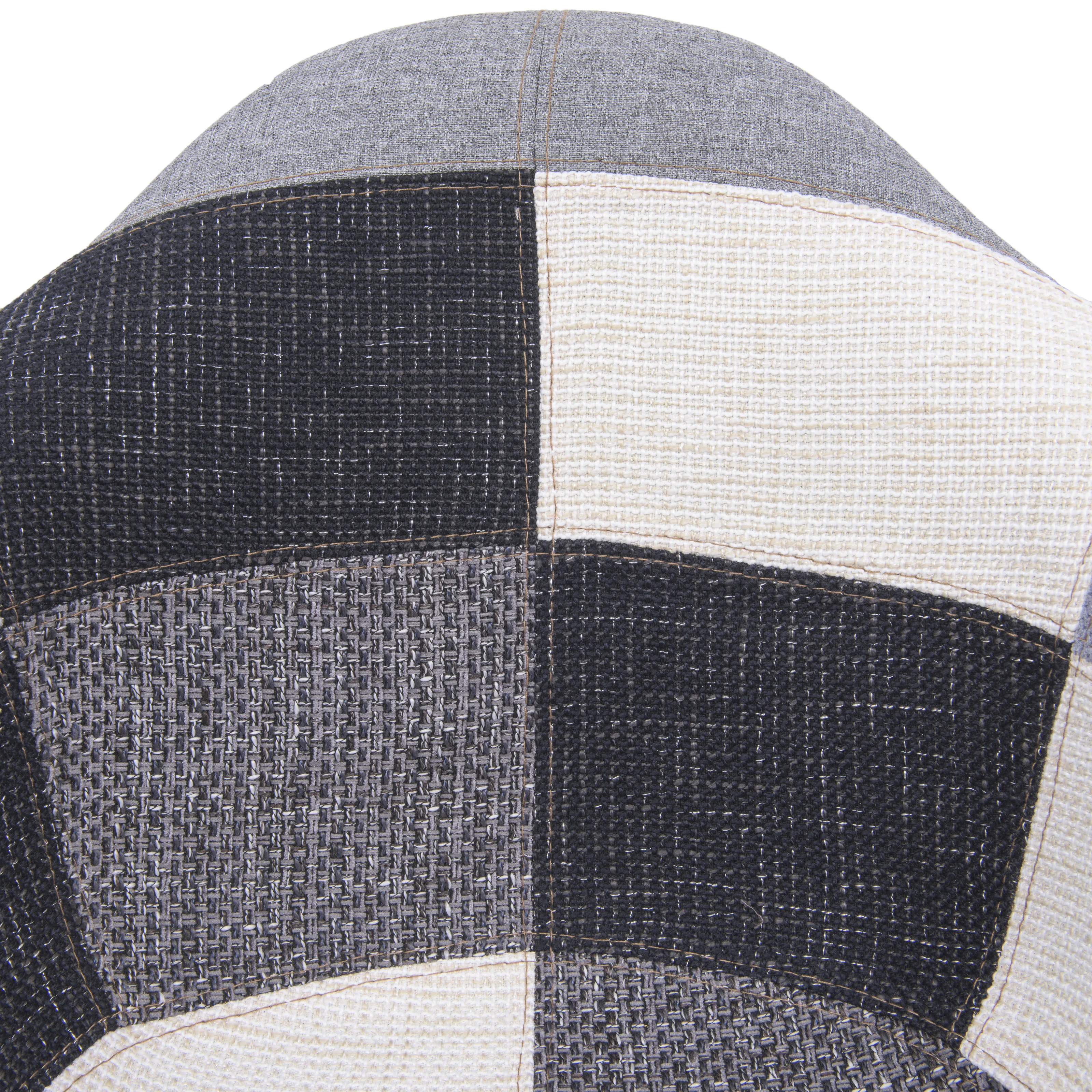 Willow Patchwork Fabric Eiffel Accent Chair