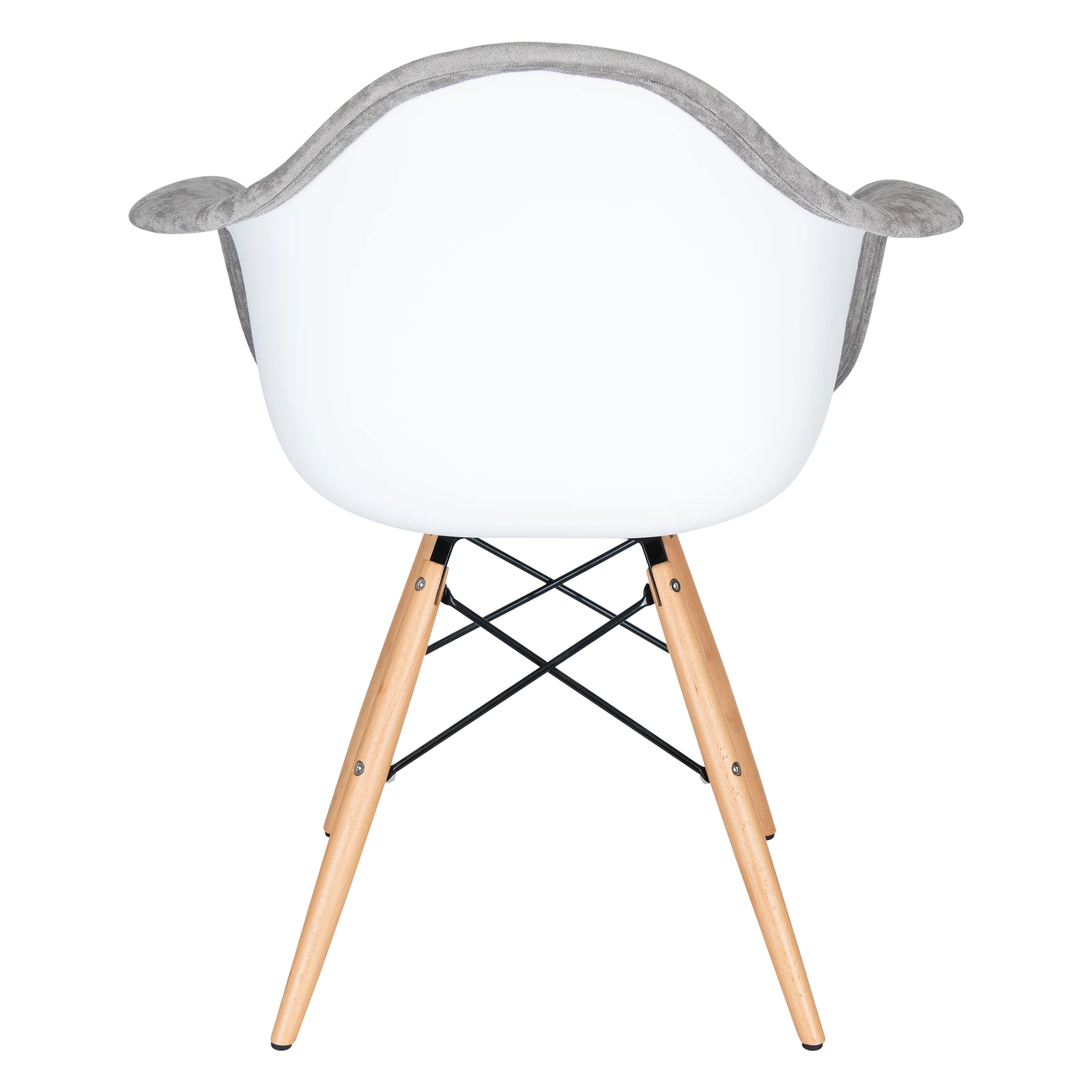 Willow Velvet Eiffel Wooden Base Accent Chair