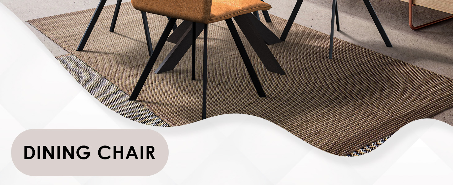 Wesley Modern Leather Dining Chair With Metal Legs