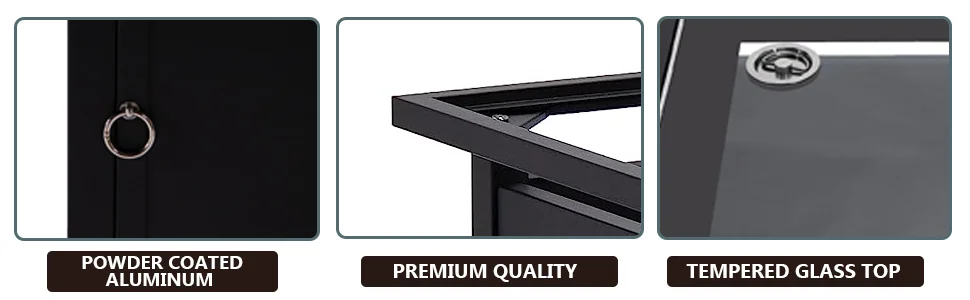 Walbrooke Brown Patio Square Tank Holder in Brown