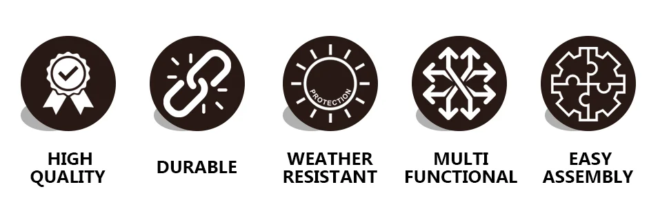 Walbrooke Brown Patio Square Tank Holder in Brown