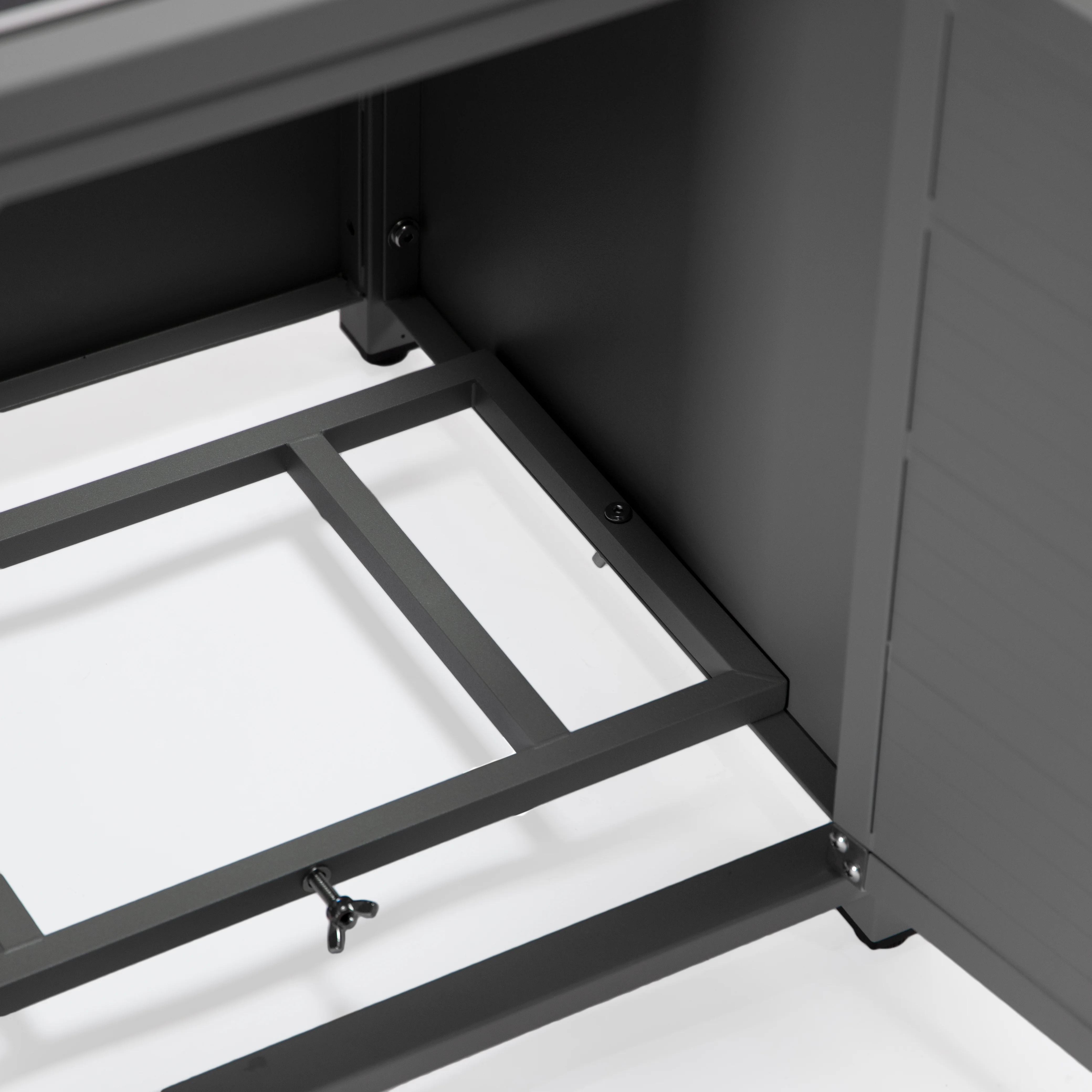 Walbrooke Grey Patio Square Tank Holder in Grey