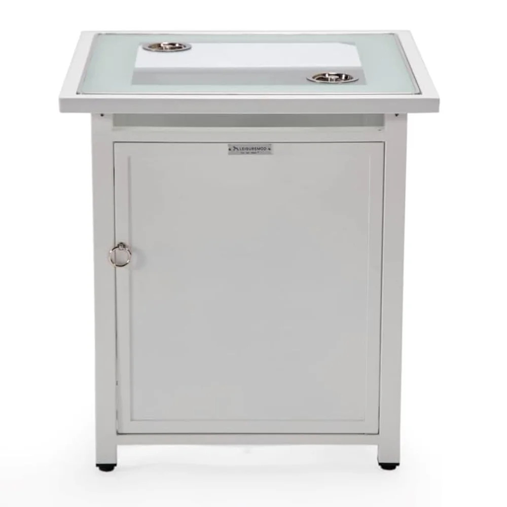 Walbrooke White Patio Square Tank Holder in White