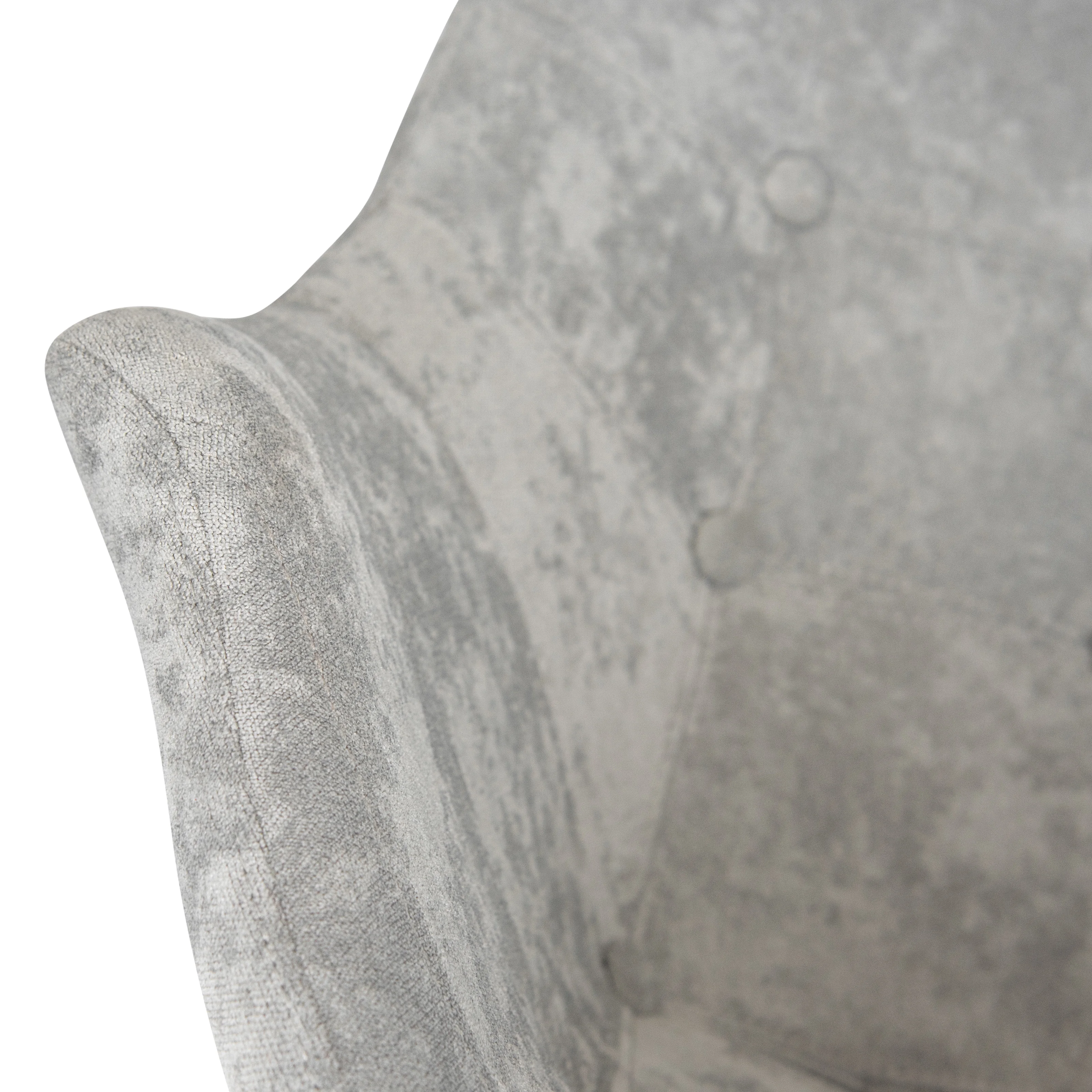 Willow Velvet Eiffel Base Rocking Chair