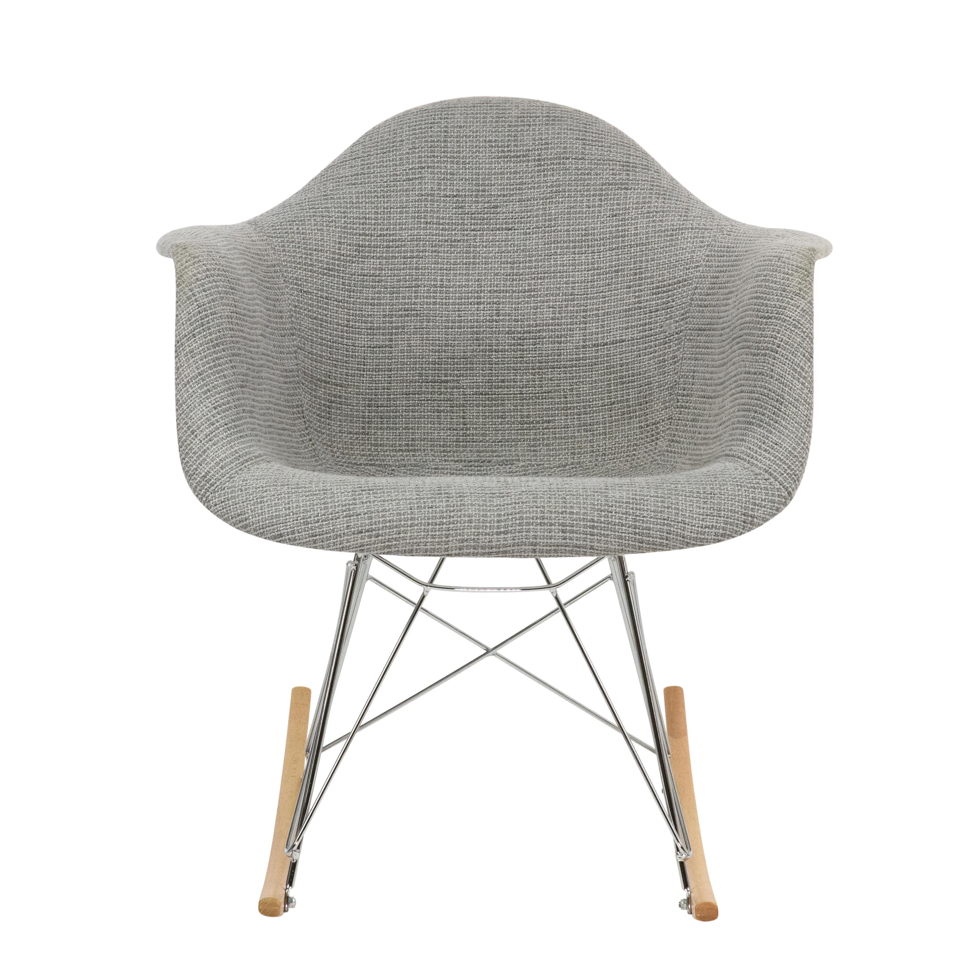 Wilson Twill Fabric Eiffel Rocking Chair