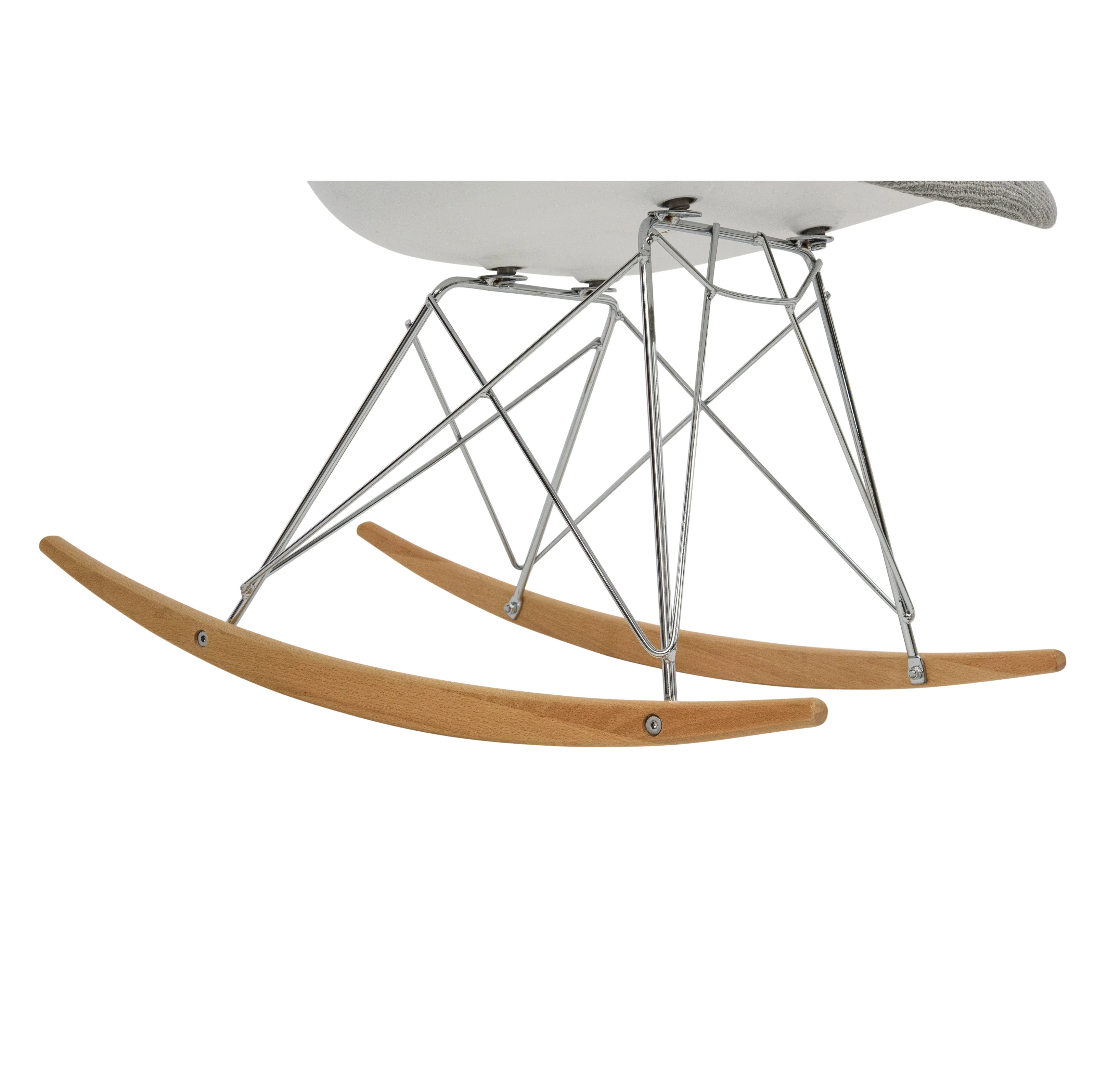 Wilson Twill Fabric Eiffel Rocking Chair