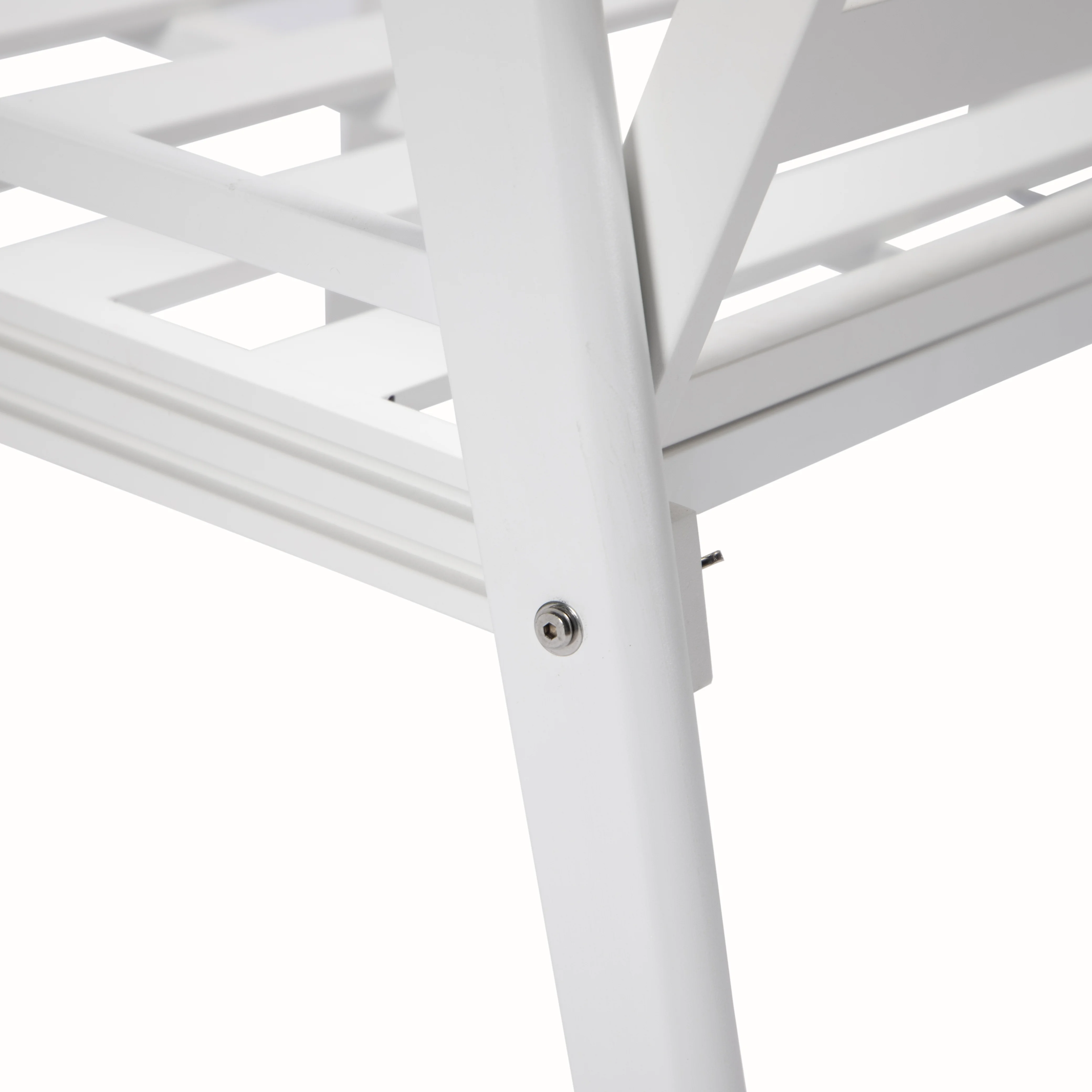 Walbrooke Modern Outdoor Patio Loveseat with White Aluminum Frame and Removable Cushions For Patio and Backyard Garden