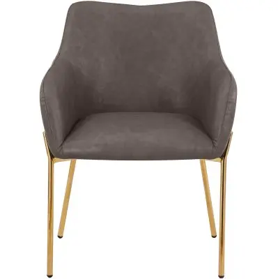 7-Piece Dining Set with Rectangular Glass Dining Table and 6 Upholstered Dining Arm Chairs