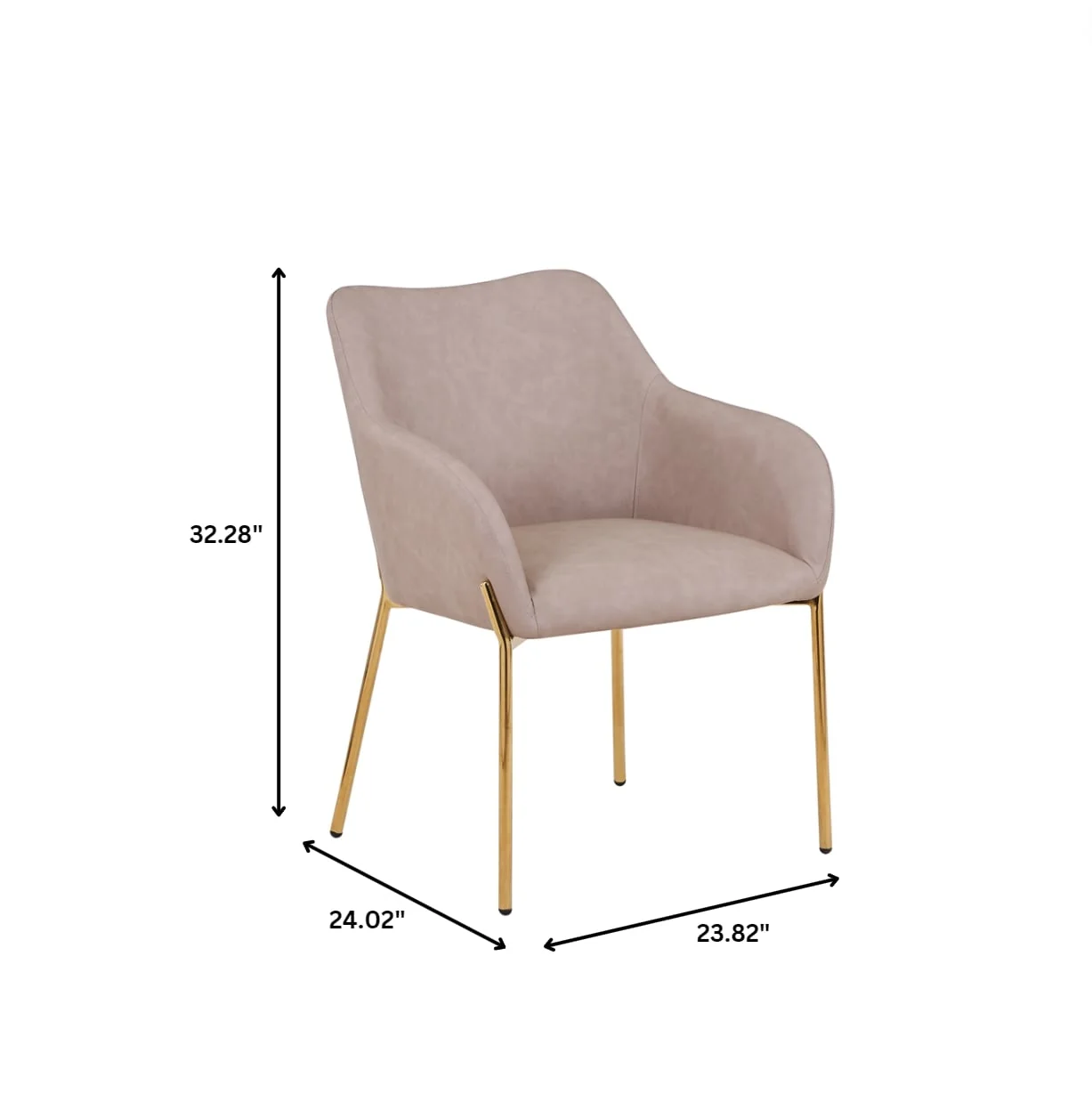 7-Piece Dining Set with Rectangular Glass Dining Table and 6 Upholstered Dining Arm Chairs