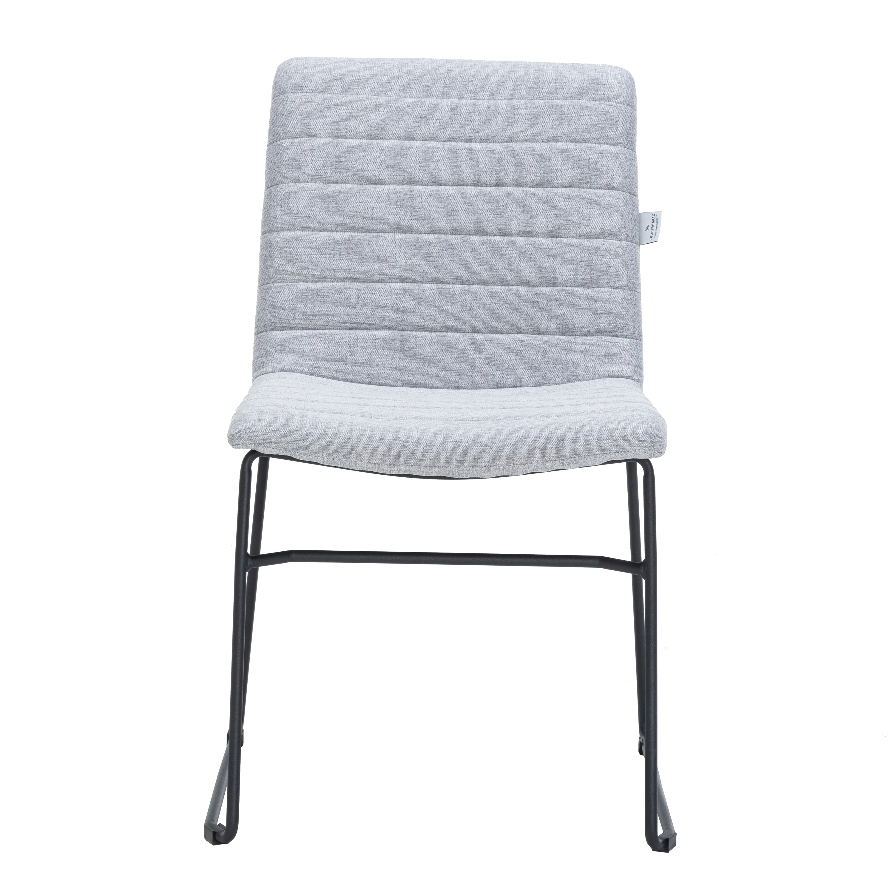 Zylar Series Office Guest Chair in Grey Fabric