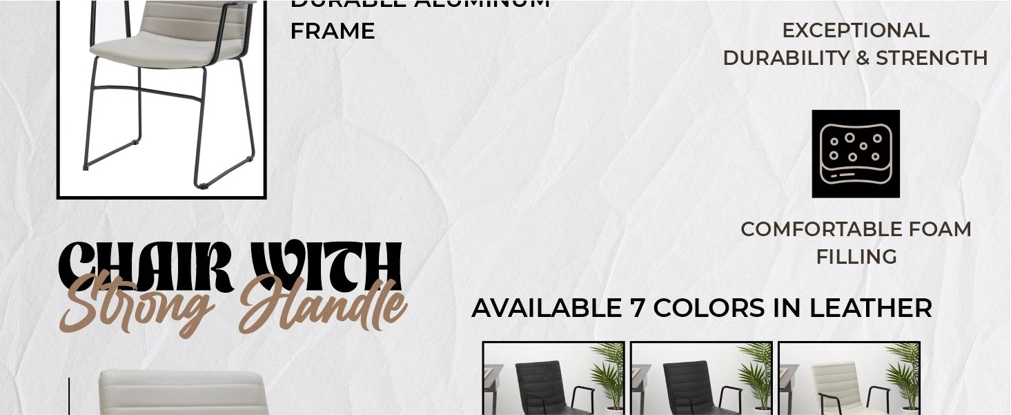 Zylar Series Office Guest Arm Chair in Tan Leather