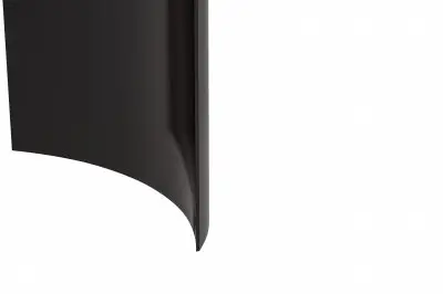 Zara Series Modern Dining Table Black Stainless Steel Base, With 71 Black/Gold Sintered Stone Top