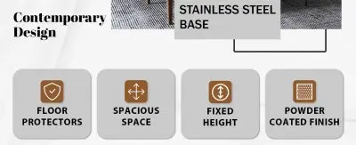 Zinti Series Modern Dining Table Bronze Base, With 62" White/Gold Sintered Stone Top