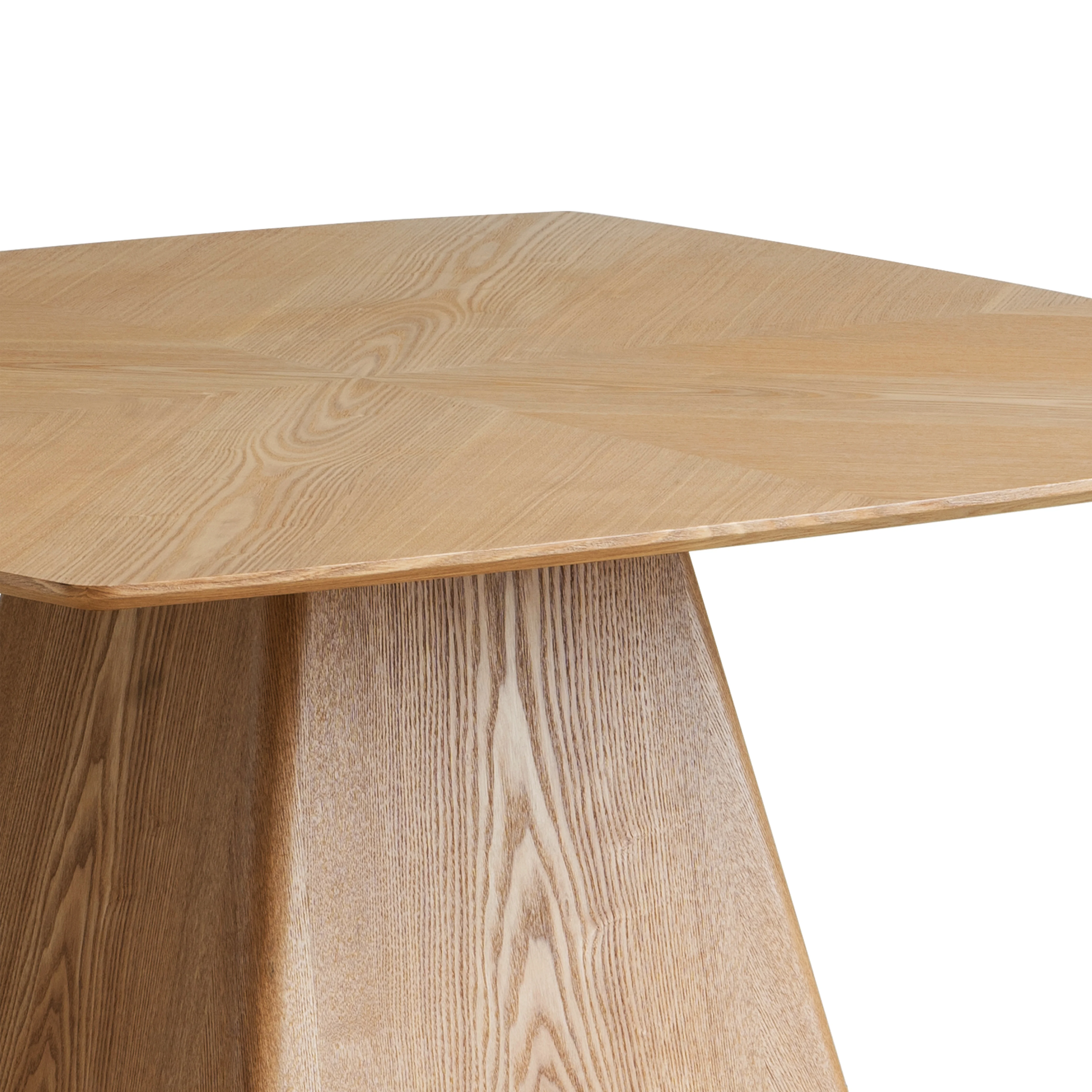 Zephry Collection Modern Dining Wooden Square Dining Table in Natural Wood