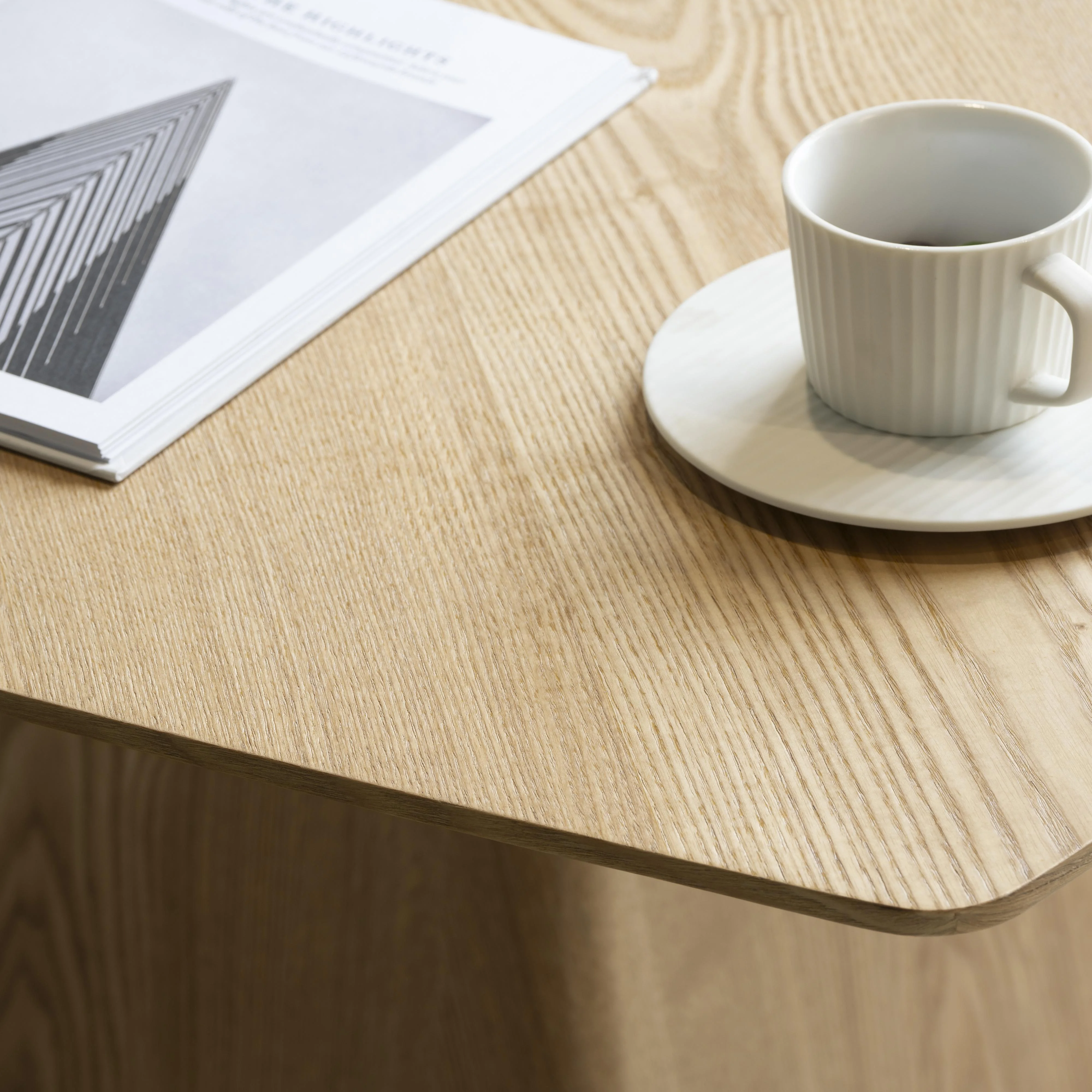 Zephry Collection Modern Dining Wooden Square Dining Table in Natural Wood