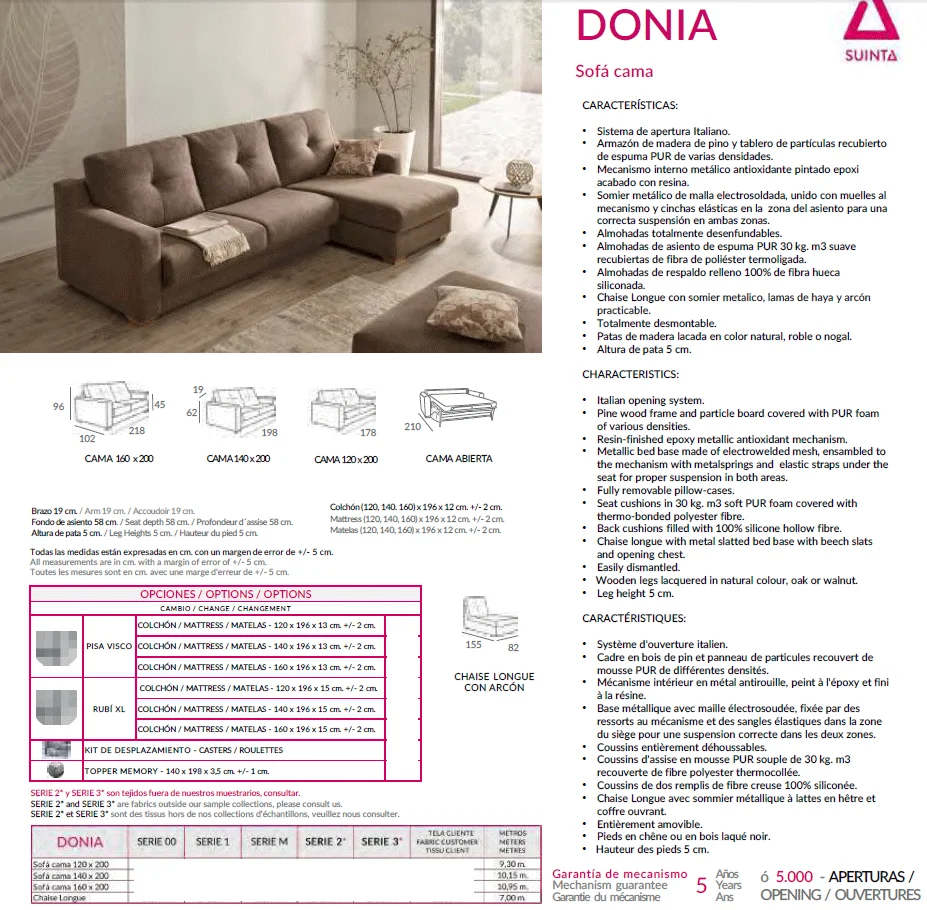 Donia Sofa Bed