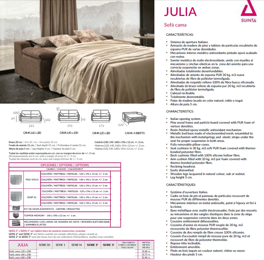 Julia Sofa Bed
