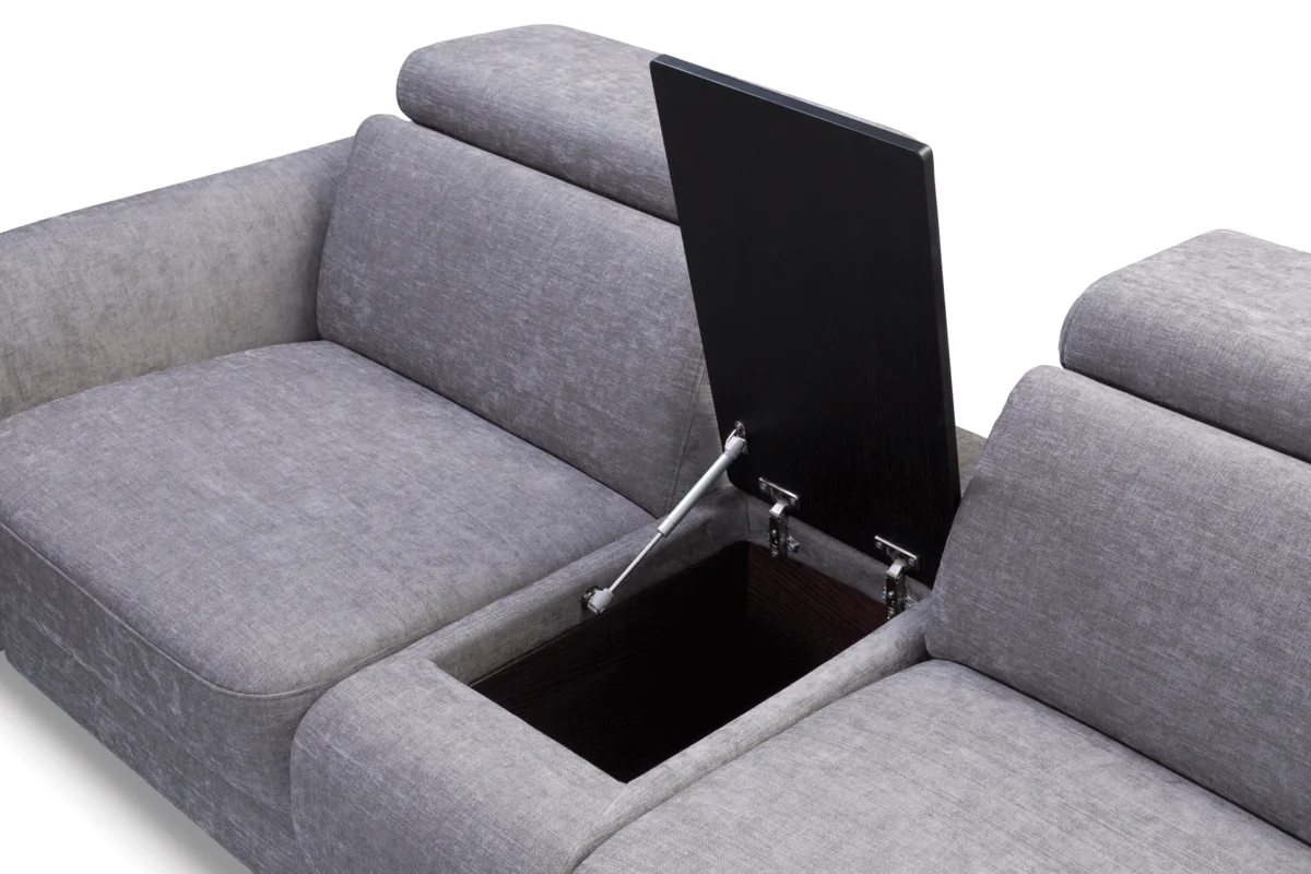 Lorens Sectional w/recliner, bed, bar