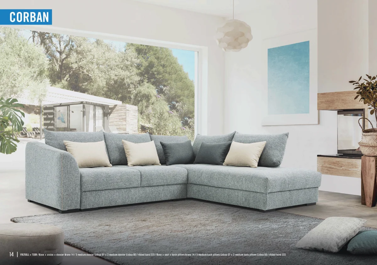 Corban Sectional w/Bed