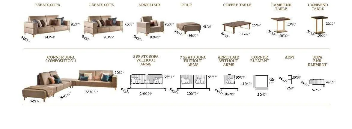 Essenza Living by Arredoclassic Additional items