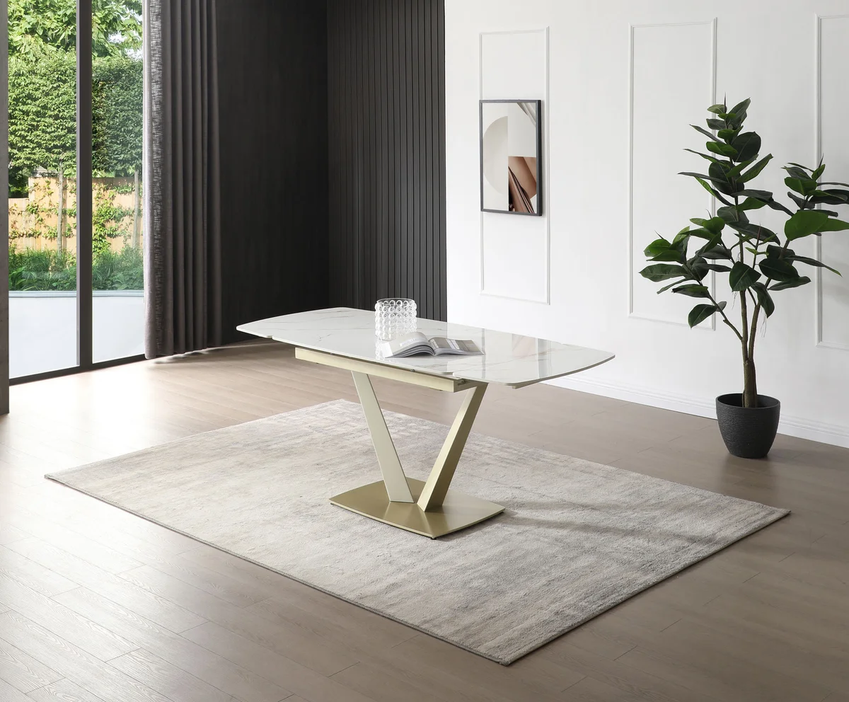 109 Golden Dining Table
