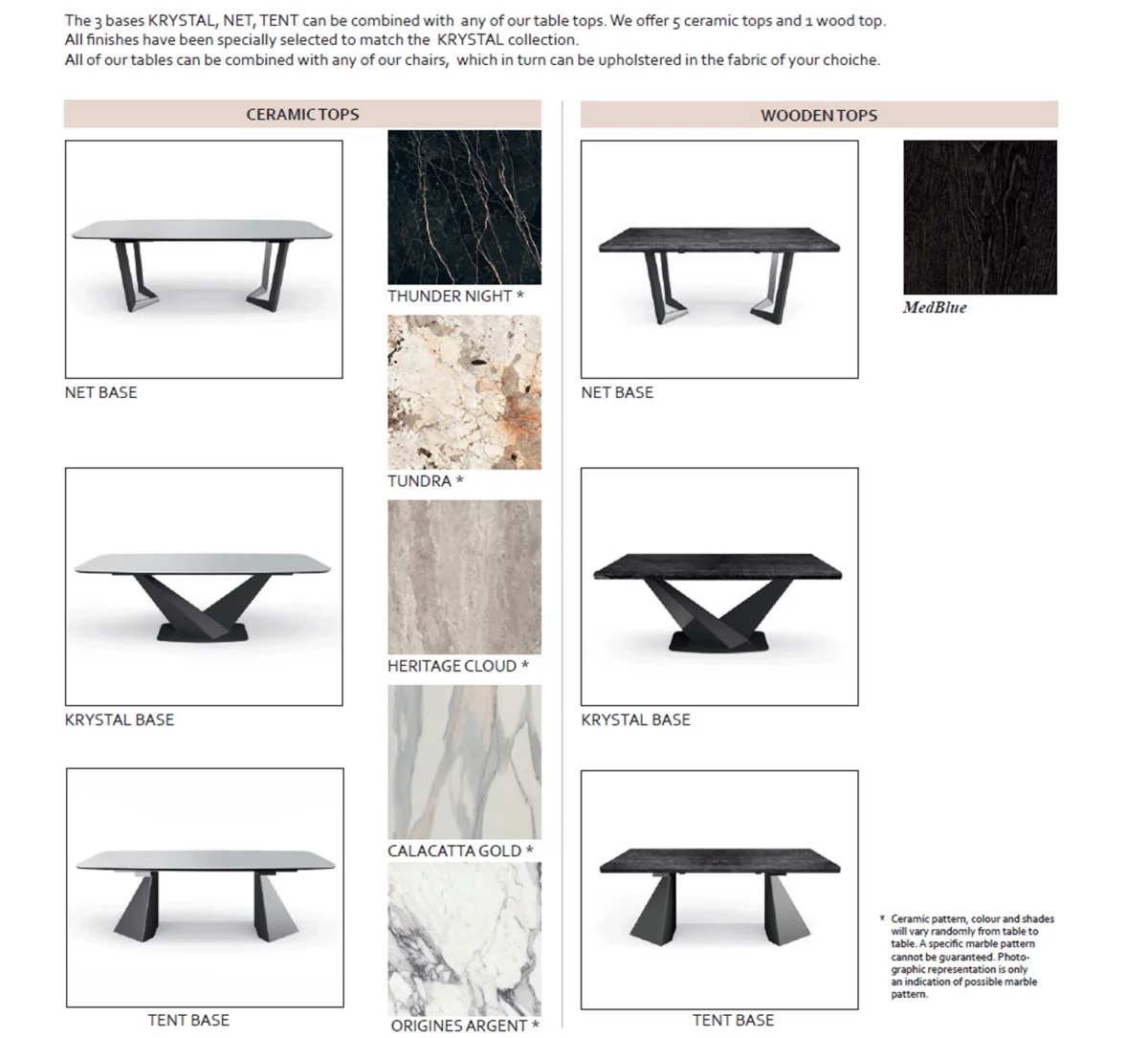 Krystal Dining Room - Additional items