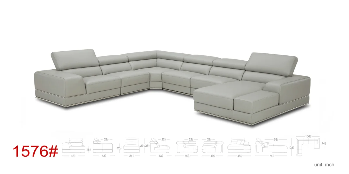 1576 Sectional Right by Kuka