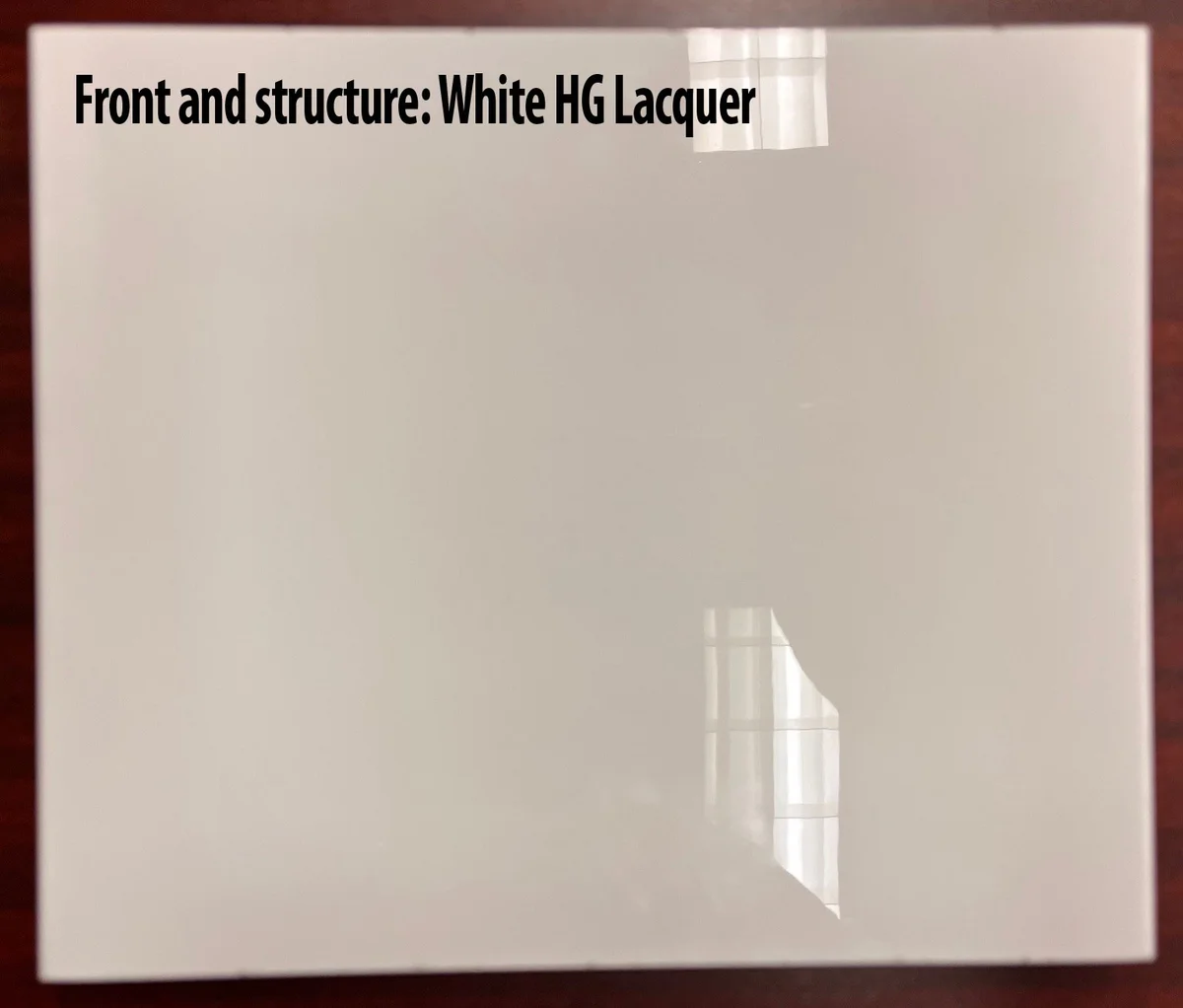 Fronts and structure in White HG Lacquer