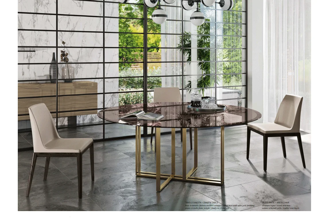 Dakota Dining Table with Anita chairs