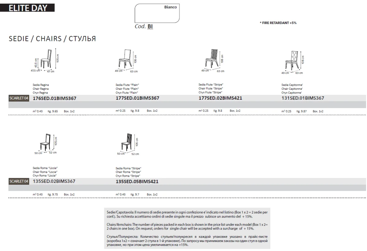 Elite WHITE Dining Room by Camelgroup – Italy