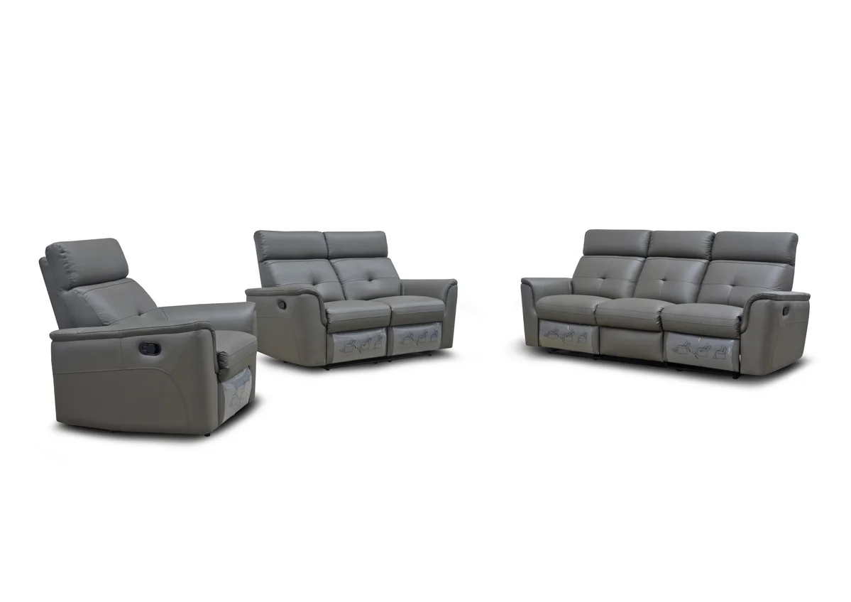 8501 Dark Grey w/Manual Recliner