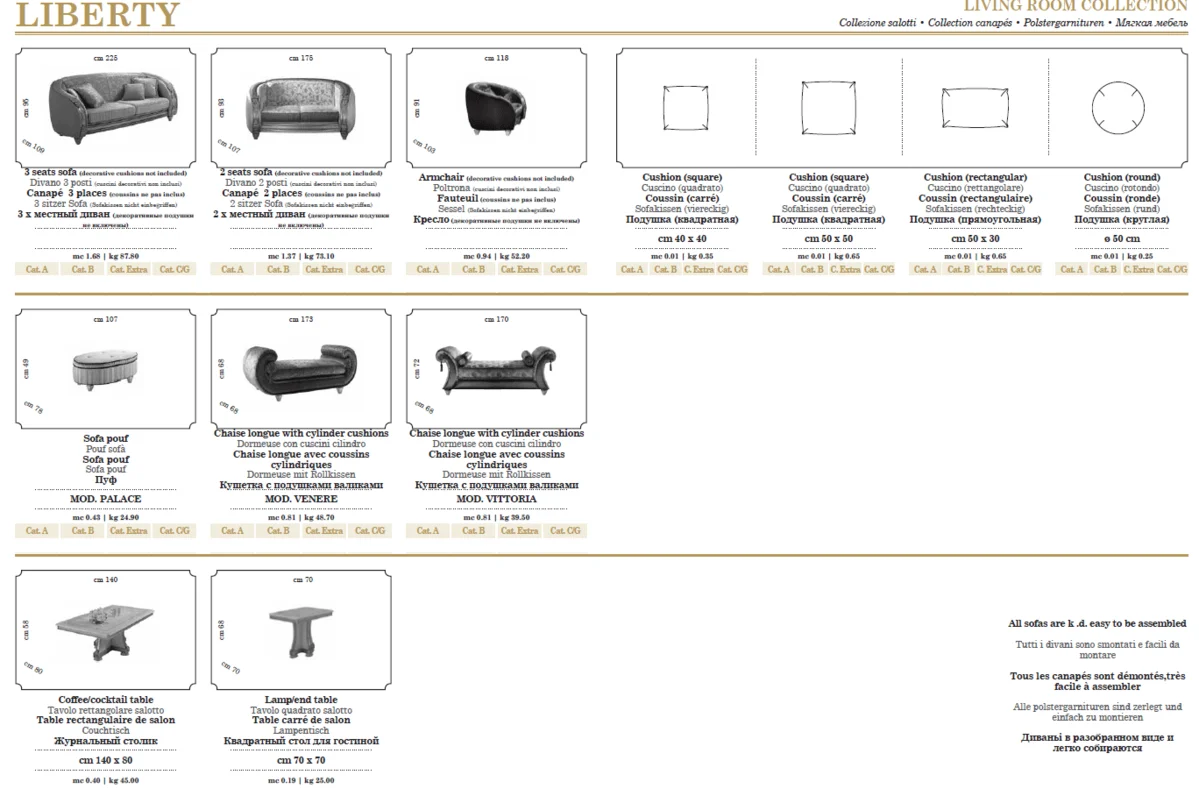 Liberty Day Dining Additional Items