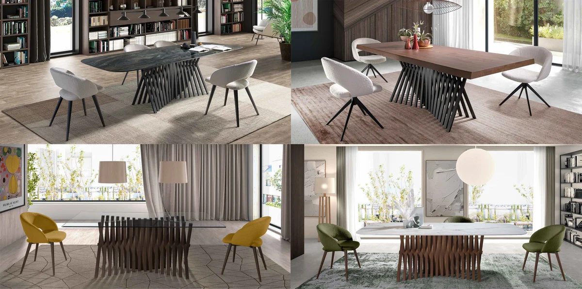 ALF Dining Tables with Ozzy chairs