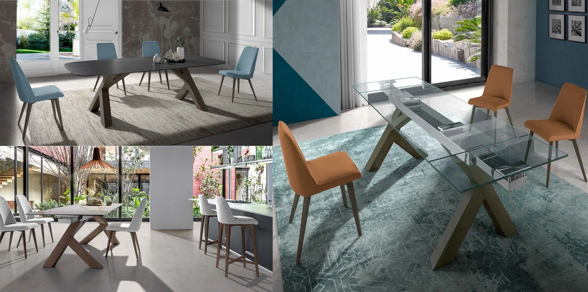 ASH Dining tables with Lola chairs