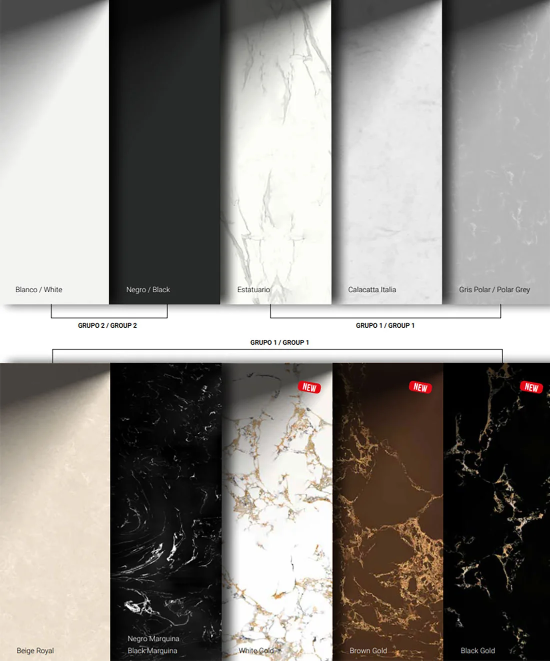 compact natural marbre