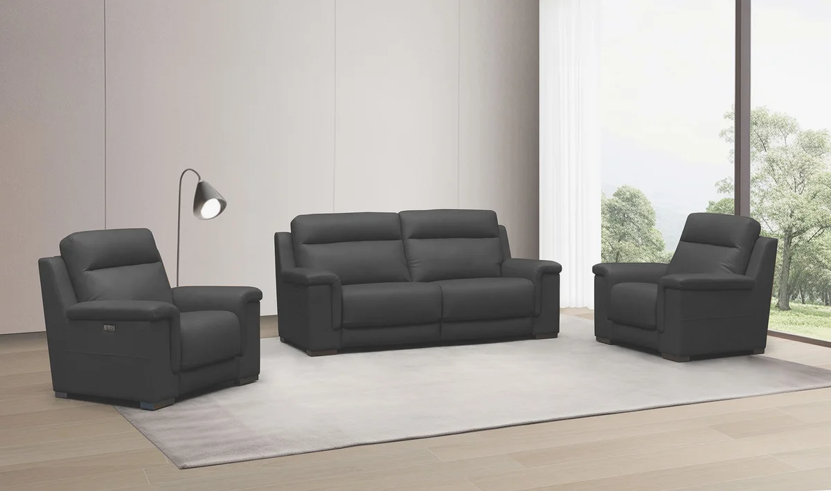 H0728-BLACK Power Recliner Set