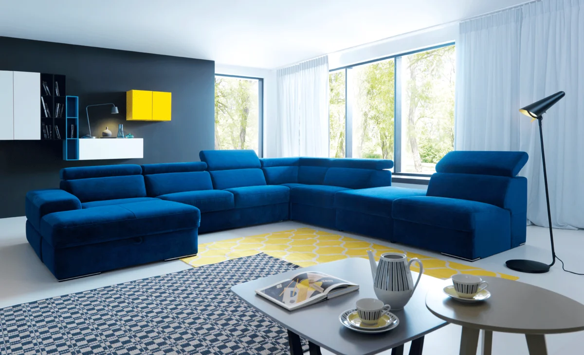 Plaza Sectional w/Bed, Recliner Chair, Bar & Storage