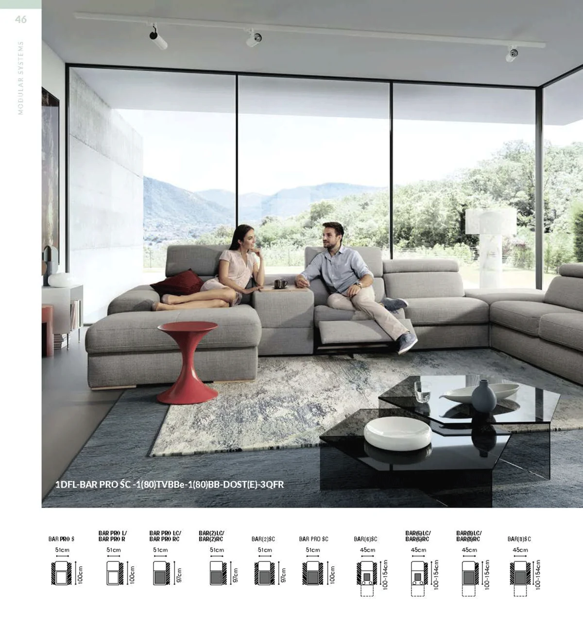 Plaza Sectional w/Bed, Recliner Chair, Bar & Storage